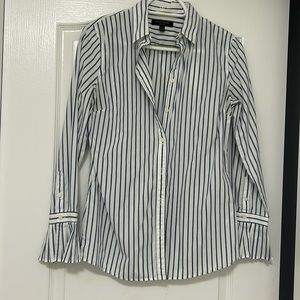 Ladies striped button down